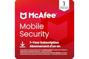 McAfee Mobile Security 2026 Ready | 1 Device | Cybersecurity software includes Antivirus Internet Security | VPN + ID Monitor