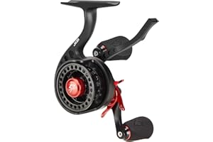 Piscifun ICX Precision Ice Fishing Reel, Inline Freespool Ice Fishing Reel, Ultra Smooth Strength CNC-machined Aluminum Spool 7+1 Shielded Ball Bearings Ice Fish Reel