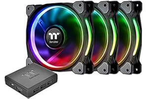 Thermaltake Riing Plus 12 RGB Tt Premium Edition 120mm Software Enabled Case/Radiator Fan(CL-F053-PL12SW-A)