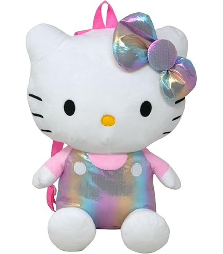 Amazon.com: Hello Kitty Plush Backpack with Zipper  display picture 2