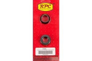 Racing Power Company PCV Grommet, 0.75 in ID, 1.25 in OD, 0.65 in Thick, Rubber, Black, Pair