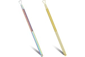 STYQUENZER 2 Pcs Scratch off Tool, Lottery Ticket Scratcher Tool, Metal Scratcher Tool, Lottery Ticket Holders, Scratch off Tool Backscratchers Scratch off the Hard to Remove Pin Numbers on Present Cards