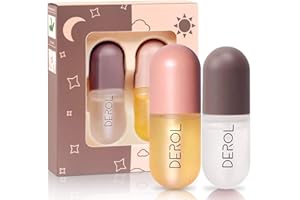 PICKX Lip Plumper Lip Plumping Booster Lip Mask Natural Lip Plumper lip plumping lip gloss Beautiful Fuller Ultra-Hydrating Nourishing Lip Plumping Booster Plump Smooth (transparent, A)