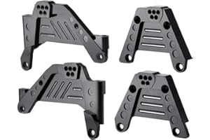 RCLions Aluminum Shock Towers Front&Rear Adjustable Shock Hoops for Axial SCX10 iii AXI03007 AXI03006B AXI03027 AXI-1375 Upgr