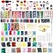 Slime Supplies kit, 133 Pack Slime Kits Include Fishbowl Beads, Pearl, Floam Beads, Glitter Jars, Confetti, Slime Charms, Slime Tools, Slime Containers, DIY Art Craft for Homemade Slime