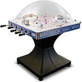Hat Trick Bubble Hockey Game for Your Home Game Room - with Durable 2-Part Molded Base, Easy-Grip Rod Handles, Flip-Open Dome &amp; A/C Powered LED Scoring Unit