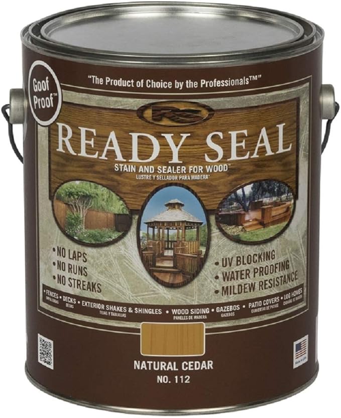 Ready Seal 112 Natural Cedar Exterior Wood Stain and Ready Seal 112 Natural Cedar Exterior Wood Stain and