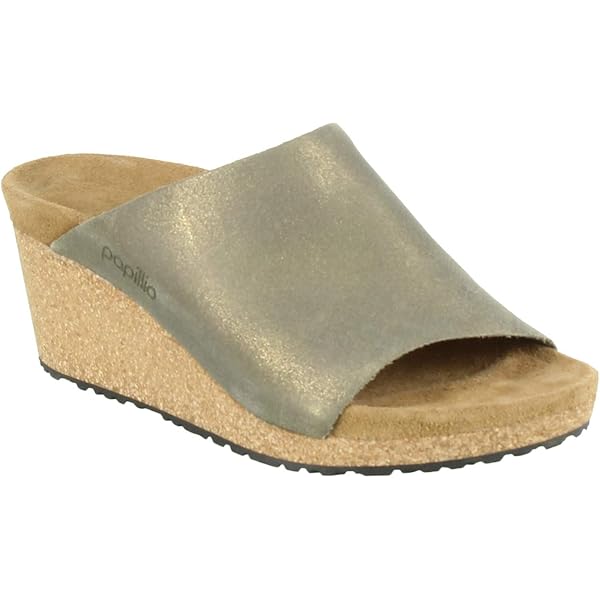 新品 未使用 BIRKENSTOCK NAMICA Namica Black Suede Leather Slide Wedge Sandal | Walking On A Cloud