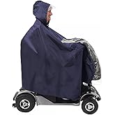 Elderly Four-Wheeled Electric Mobility Scooter Raincoat, Mobility Scooter rain Cover, rain and Snow Protection