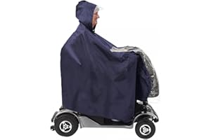 Elderly Four-Wheeled Electric Mobility Scooter Raincoat, Mobility Scooter rain Cover, rain and Snow Protection
