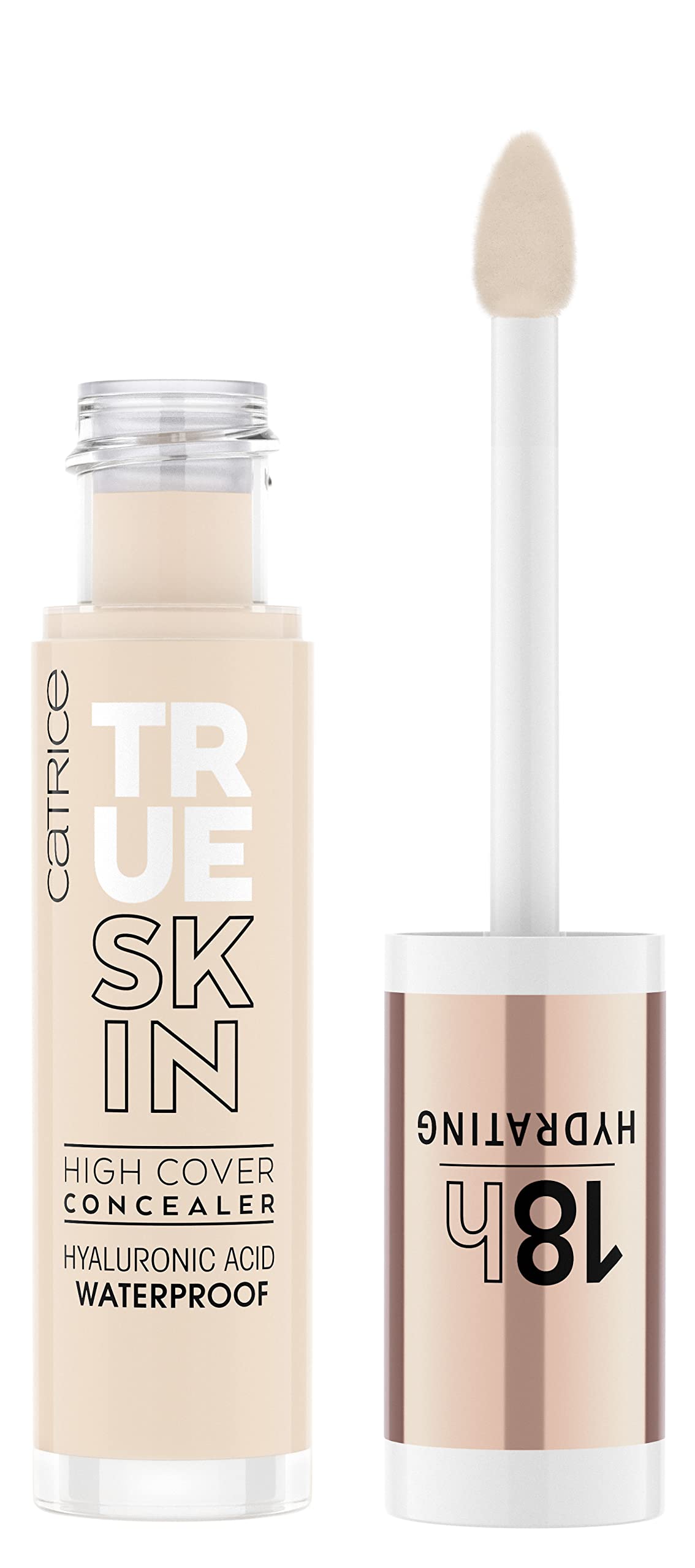 Catrice Cosmetics True Skin High Cover Concealer 18h hydrating Waterproof MakeUp (001 Neutral Swan)