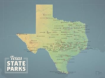 Texas State Park Map