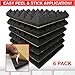RESON8 Acoustic Foam | DIY easy PEEL AND STICK foam adhesive | Sound Foam Panels | 2