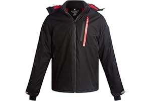 Spyder Mens Snow Jacket - Warm Isolated Winter Jackets for Men - Cozy Men's Snow Heated Ski Jacket with Detachable Hood S-XL