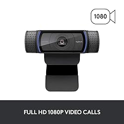 Logitech C920x HD Pro Webcam, Full HD 1080p/30fps