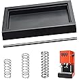 Low Profile Thin Drip Tray & 6 Bar 9 Bar 12 Bar OPV Spring Modification Kit & Long Stainless Steel Tube, Compatible with Gaggia Classic Pro Traditional Espresso Coffee Machine Parts