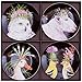 Paperproducts Design Bone China Appetizer Salad Plates (Set of 4), 7