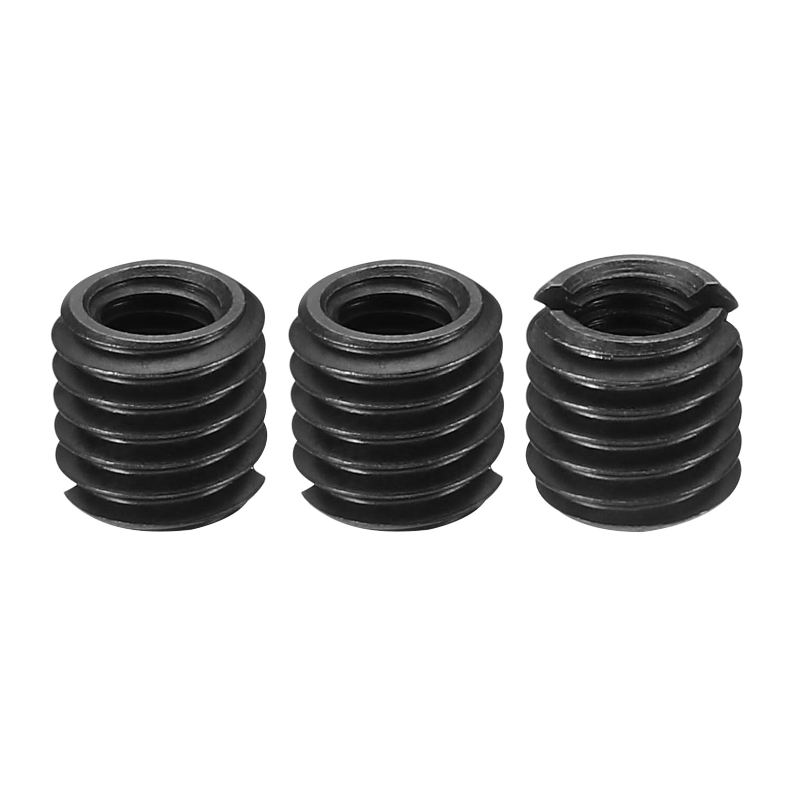PATIKIL Grade 8.8 Carbon Steel Threaded Repair Insert Nut, 3pcs M5x0.8 Female to M8x1.25 Male High Strength Screw Sleeve Inserts Reducing Adapter Reducer 8mm