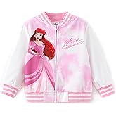 Disney Minnie Mickey Stitch Princess Frozen Elsa Jacket Lightweight Zip up Fall Clothes Classic Sweatshirt 2-14 Years