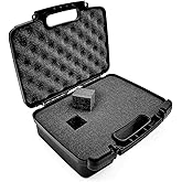 mygreenthumbs Large Black Waterproof Hard Case with Combination Lock & Customizable Foam – Impact-Resistant Portable Storage for Cameras, Drones, Tools, Ammunition & Valuables