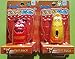 Comic animation larva pull back yellow & red larva figures set Incredible comic show larva