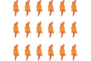 SEWACC 50Pcs Mini Snowman Nose Plastic Snowman Nose Findings Small Carrot Nose for Christmas Craft Decor