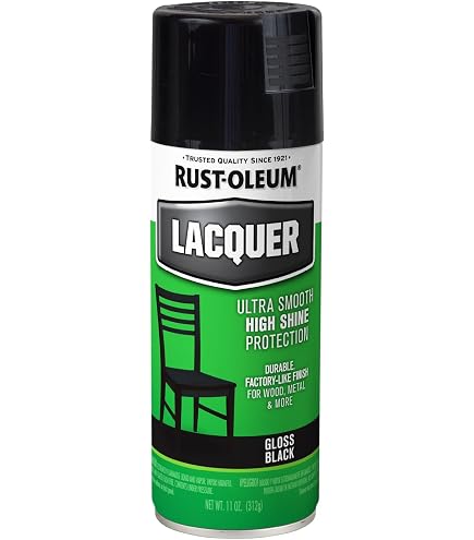 Rust-Oleum Automotive 253365 12-Ounce Acrylic Lacquer Spray, Black