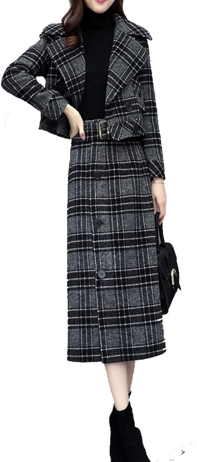 Amazon Kayaa フォマール スーツ ツイードスーツ レディース 2点セット スカート スーツ セレモニー スーツ 卒園式 卒業式 入園式 入学式 七五三 お宮参り 大きいサイズ 婦人服 母親 ママ 参観日 通勤 スーツ セットアップ セット スカートスーツ 通販