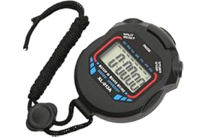 Digital Stop Watch, Multifunctional Countdown Stop Watch, Large Display Digital Timers with Alarm Function for Running, Cycli
