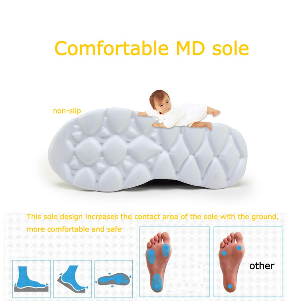 MEAYOU Kids Unisex LED Trainers Shoes USB Charging Flashing Low-Top Light Sneakers For Children Boys and Girls Black 2 UK Kid/EU 34