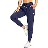 G Gradual Women's Joggers Pants with Zipper Pockets High Waisted Athletic Tapered Sweatpants for Women Workout Lounge