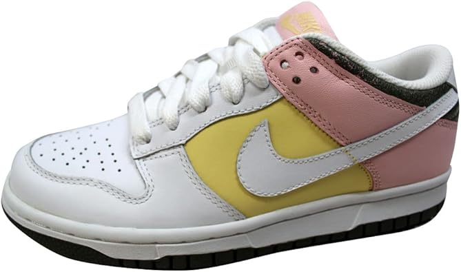 Amazon Nike ナイキ Wmns Nike Dunk Low ウィメンズナイキダンクlow 112 ホワイト イエロー ピンク シューズ バッグ