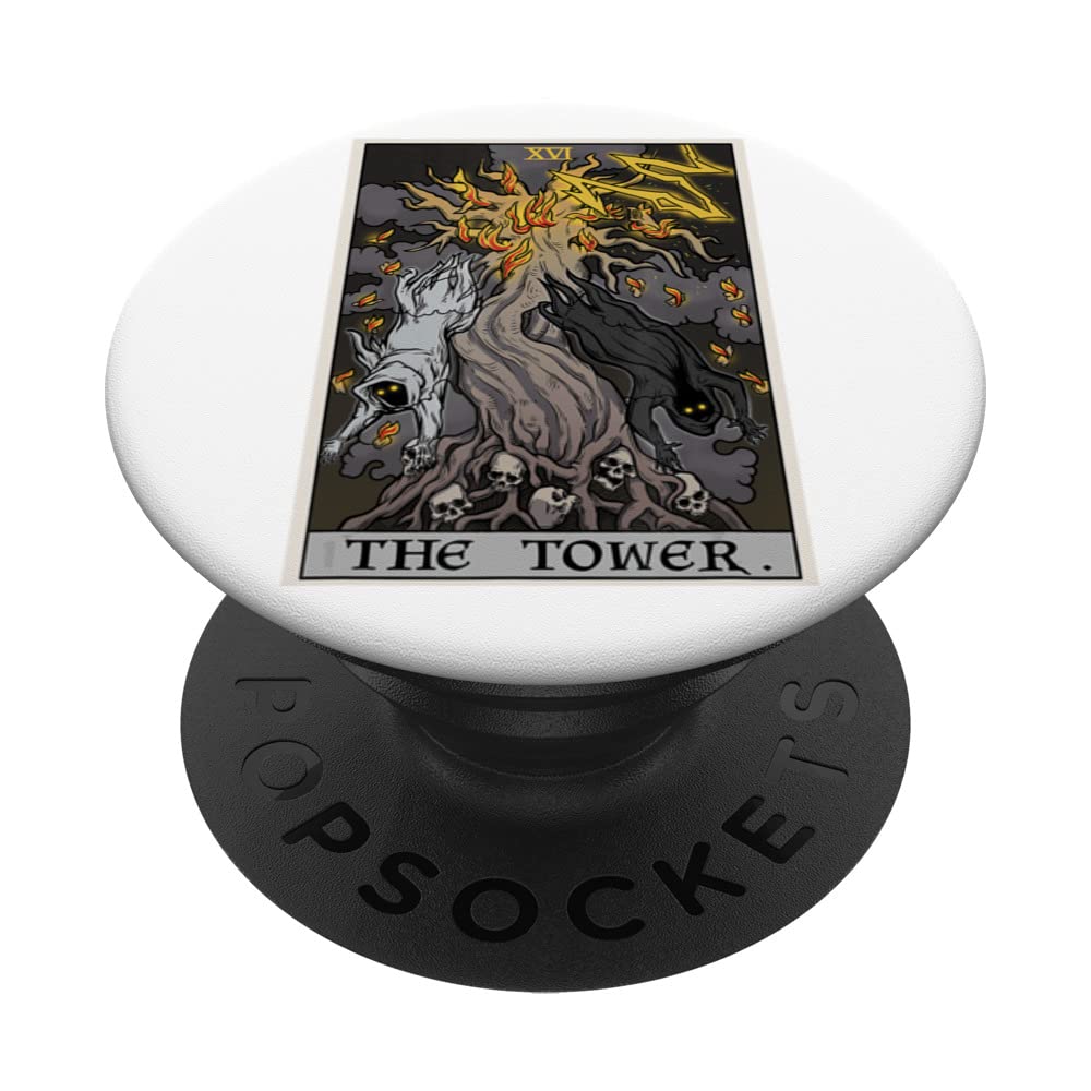 The Tower Tarot Card PopSockets Swappable PopGrip