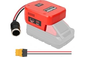18V to 12V Step-Down Converter for Milwaukee M18 18V for Power Wheel Battery Adapter, DC 12V 10A 120W Buck Converter Regulato