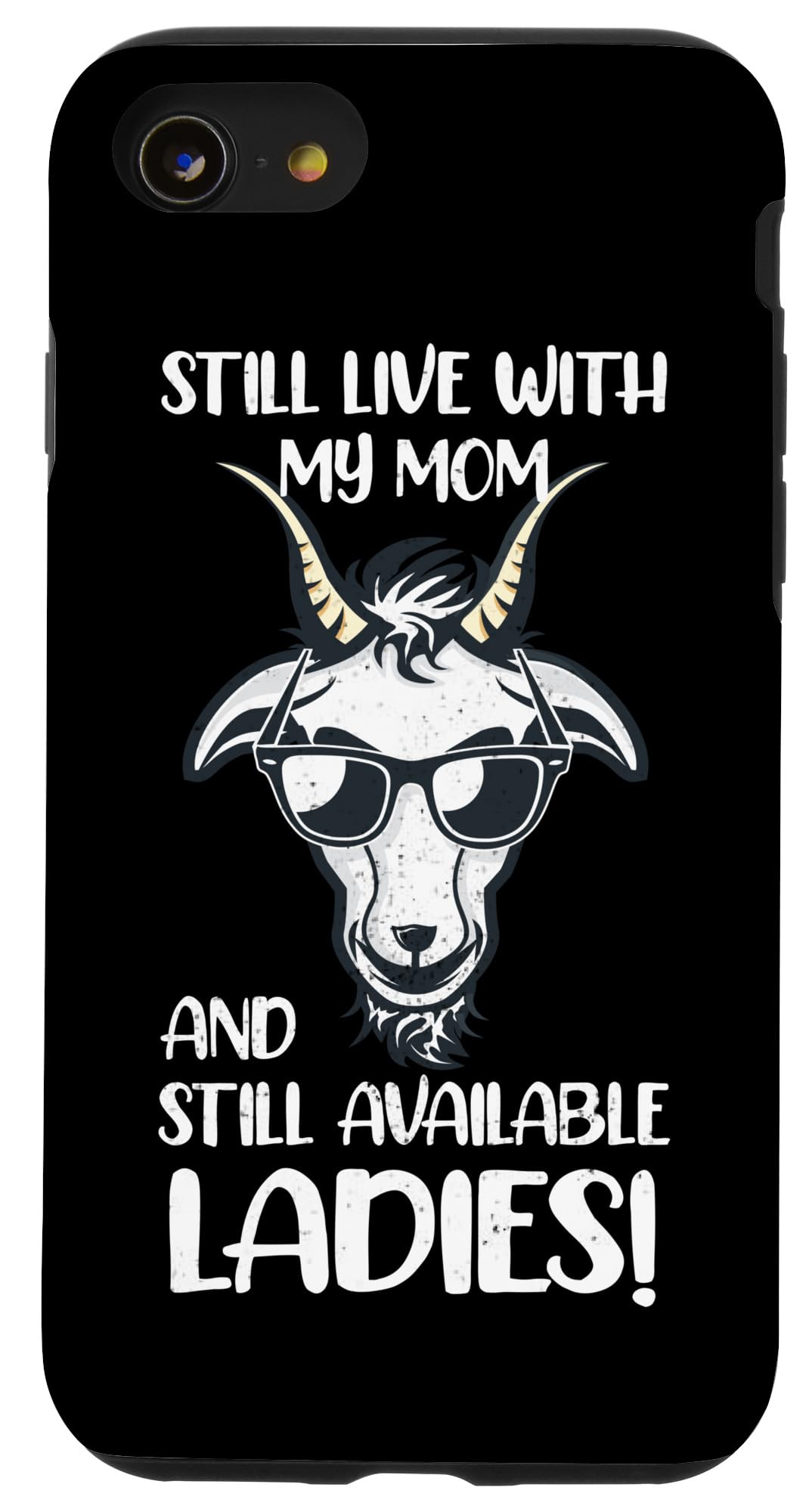 iPhone SE (2020) / 7 / 8 Funny Single Men Humors Live With Mom Marital Status Jokes Case