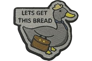 Lets Get This Bread Morale Patch, FILSEF, Meme Patch for Backpacks, Military Patch, Hook and Loop, Tactical, Murph, Veteran Owned