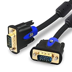 SHD VGA Cable, VGA to VGA HD15 Monitor Cable for PC