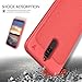 Huawei mate 10 lite/Huawei Nova 2i case, KuGi [Shock/Scratch Absorption Protection] SS Durable Anti-Slip Flexible Rubber Soft TPU Bumper Case for Huawei mate 10 lite smartphone (Red)