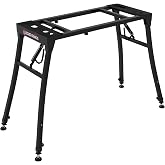 Liquid Stands Collapsible Piano Keyboard Stand, Adjustable and Portable | Fits 54-88 Key Electric Digital Pianos, Heavy Duty Music Stands for Kids and Adults, Sturdy Table Musical Design