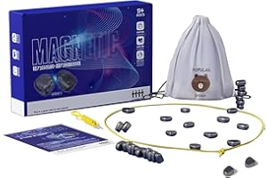 RWSEFK Magnetic Chess Game,Magnetic Chess,Multiplayer Magnet Board Game，Family Board Games Set - Portable Chess Board, Home Party Supplies (Game Rope)