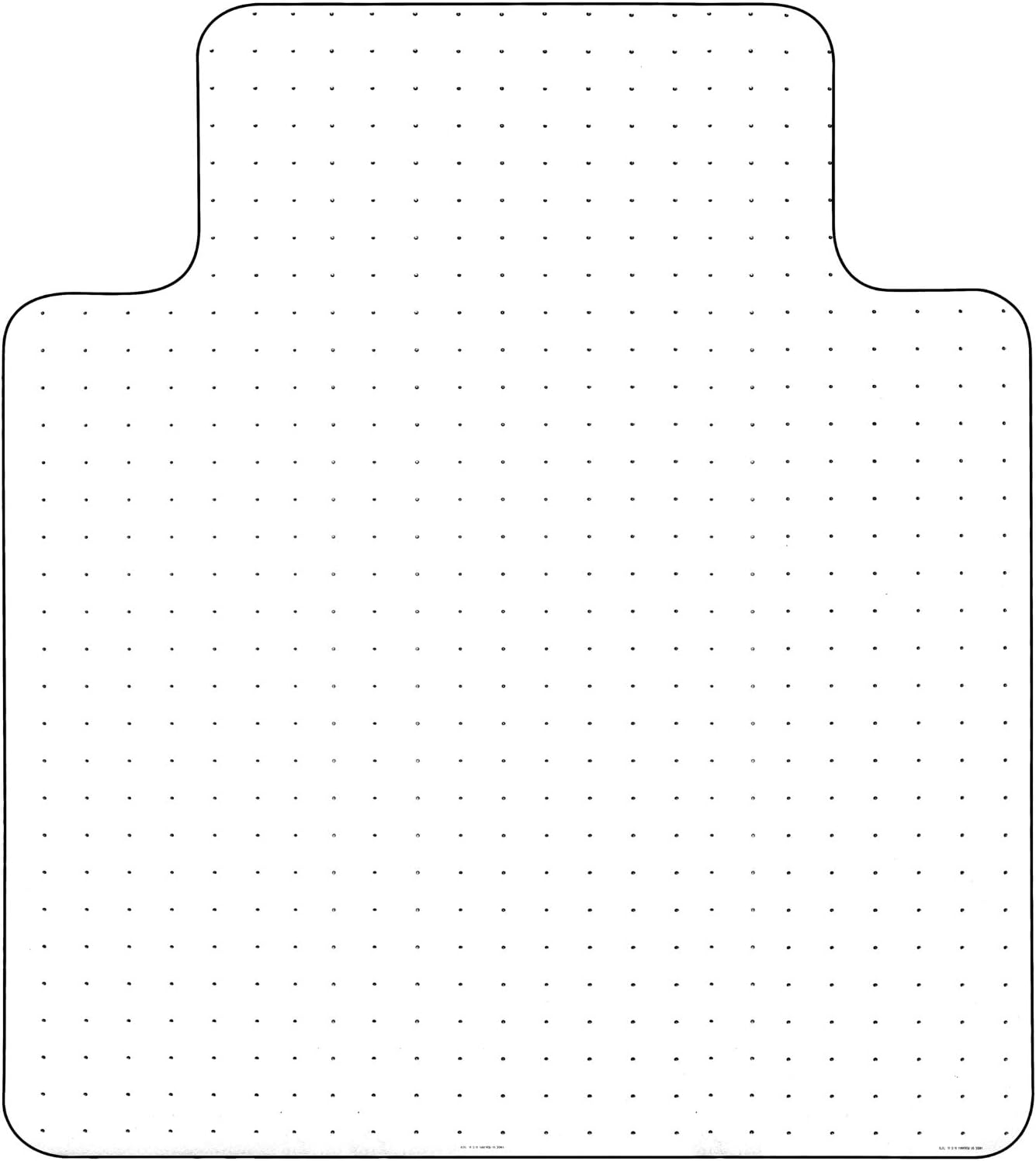 Heavy Duty Carpet Chair Mat Polycarbonate Crystal Clear Thick and Sturdy For Low and Medium Pile Carpets 36 X 48 X 1/8 With Lip Shipped Flat 2nd Generation New and Improved : Office Products