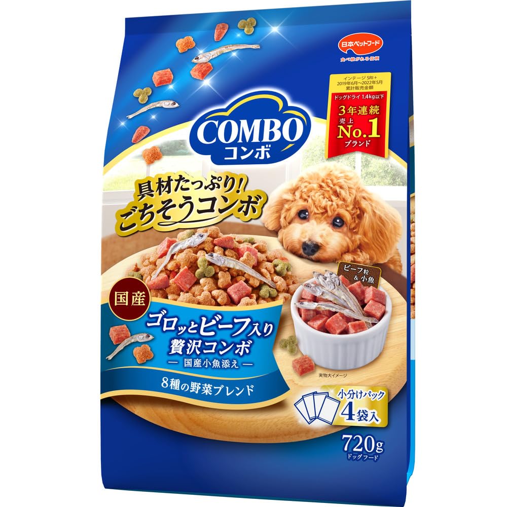 コンボ ドッグ【たっぷり具材】 【国産】 【小分包装】 ゴロッとビーフ入り720g ブルー商品画像