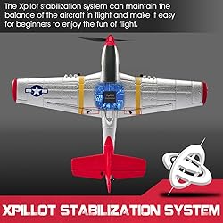 P51D RC Plane 4-CH RC Airplane Ready to Fly Park