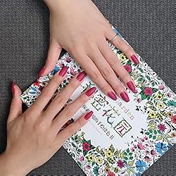 False Nails Coffin Shape Nails with Designed Matte