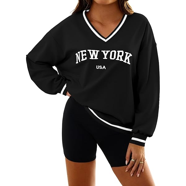 Minetom Sudadera Para Mujer Con Estampado De Cartas, Manga