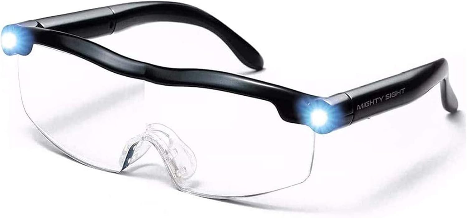Magnifying Glasses with LED Light,160 Magnifying Lighted Rechargeable