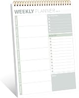 Thboxes Undated Weekly Planner Pad 52 Sheets 25x17cm 100GSM Thick Paper view 1