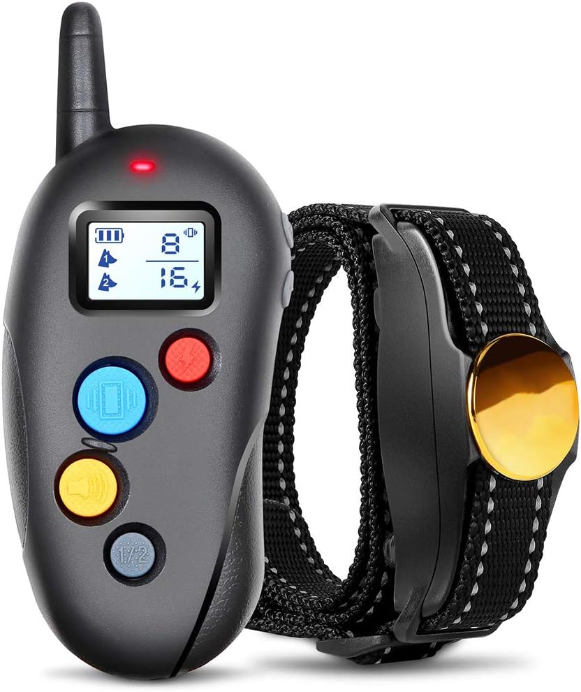 Reviews Dog Bark Collar Adjustable Remote Collar with Beep Vibration