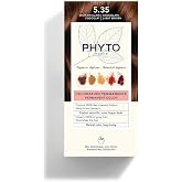PHYTO Phytocolor Permanent Hair Color | 5.35 Chocolate Light Brown - 100% Grey Coverage with Botanical Pigments | Ammonia-Free | PPD-Free &amp; Resorcin-Free Permanent Hair Dye | Made in France | 0.42 oz