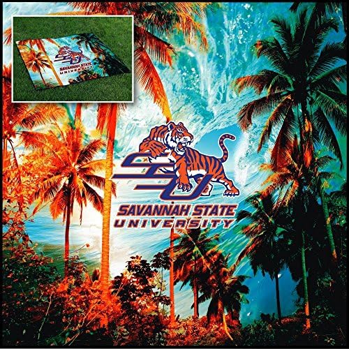 Savannah State University Tigers Tailgate Blanket Tropical